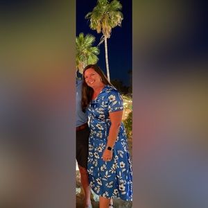 White House Black Market faux wrap dress